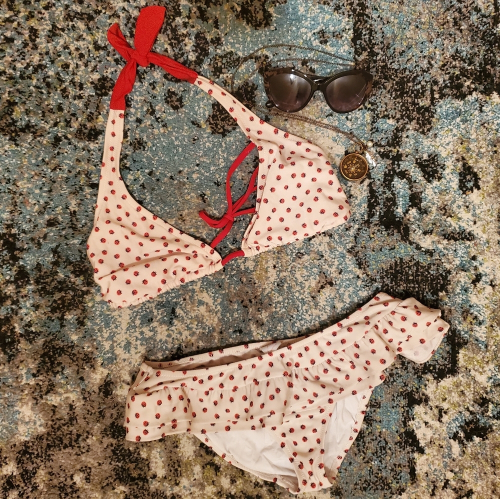 Lisa Curran - Ladybug Print Bikini